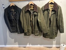 Three Barbour Classic Waxed