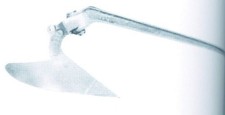 Lalizas Plough anchor, hot dip galvanized, CQR type, 7kg