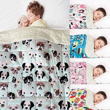 Kids Child Weighted Blanket Sensory Premium Anxiety Therapy Bedding Throw  
