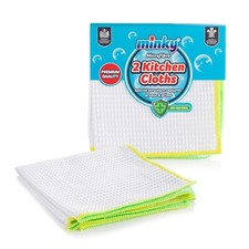 Minky Cleaning Microfibre Anti-Bacterial Long Lasting Kitchen Cloths | Pack of 2