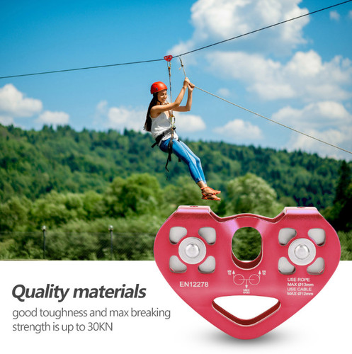 30kn dual pulley zip line - dual,