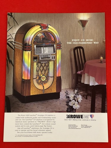 Rowe ami jukebox flyer music - ami,