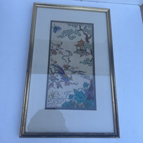 Chinese hand embroidered silk - chinese,