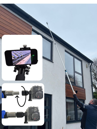 Roof gutter high level - roof,