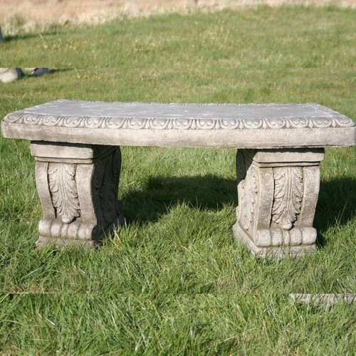 Large stone cast curved - large,