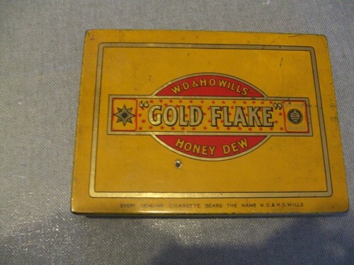 Vintage cigarette tin - tin, w.d.