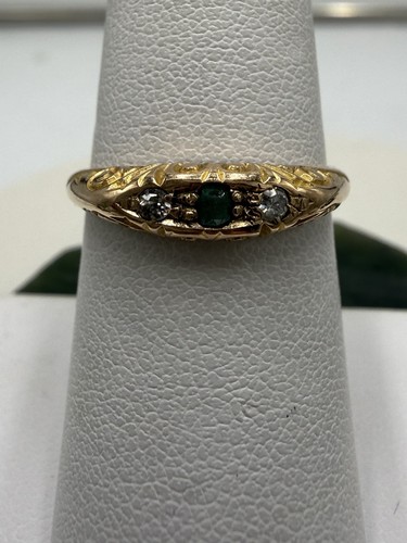 Antique diamond emerald - antique,