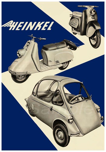 Hs02 heinkel tourist scooter - heinkel,