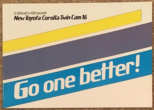 Toyota corolla twin cam car - toyota,