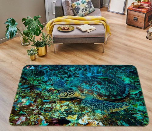 Sea turtle na12592 game rug - na12592,