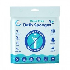 10x Rinse Free Bath Sponges XL