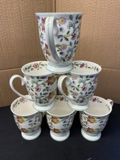 6 Coffee Or Tea Mugs with A Footed Base first Quality in Minton chintz  