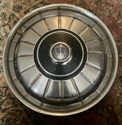 Vtg stainless steel hubcap - steel,