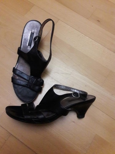 Women ecco heels - black, 38.5