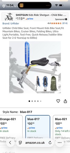 Urrider front mount - urrider, kids