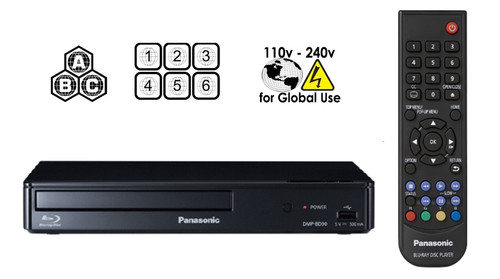 Panasonic dmp region - dmp-bd,