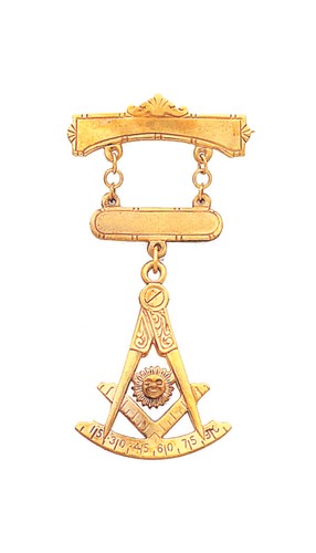 Masonic past master jewel new - master,