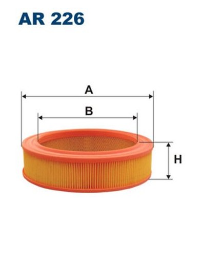 Fits filtron 226 air - air, filter