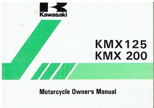 Kawasaki kmx125 kmx200 - kawasaki,