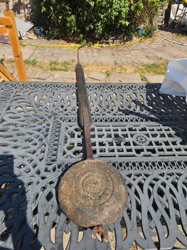 Antique turret clock - antique, pendulum