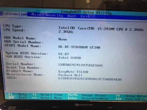Packard bell easynote - bell,