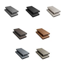4.8m Composite WPC Decking Boards - Deep Embossed Woodgrain Plastic Boards Trims