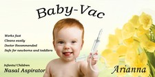 Baby Vac Nasal Vacuum Aspirator Suction Nose Cleaner Arianna Katarek
