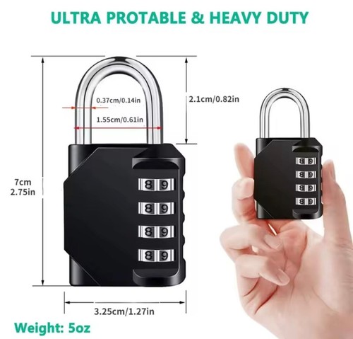 Digit combination padlock - digit,