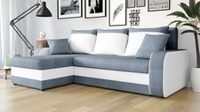 Corner Sofa Bed KRIS LUX Faux