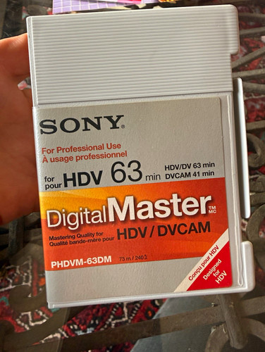 Sony digitalmaster hdv - sony, hdv/dvcam