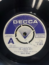 david bowie 7 vinyl promo single , rare