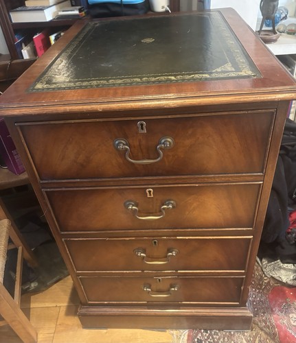 Antique mahogany filing - mahogany,
