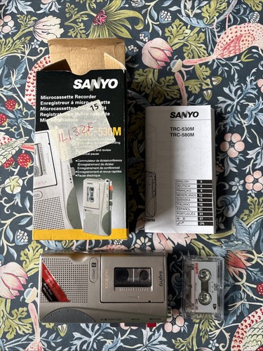 Sanyo trc 530m - sanyo, microcassette