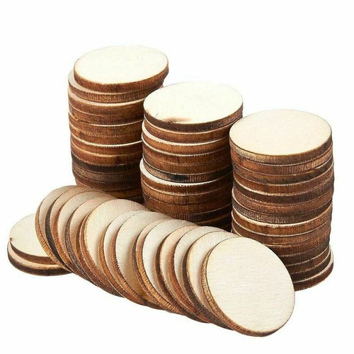 Pcs unfinished wood slices - 60,