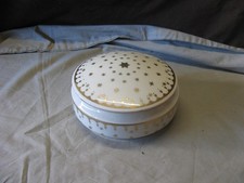 Limoges Porcelain Candy Jar Decorated by Robj’s Workshop - 1930s/40s