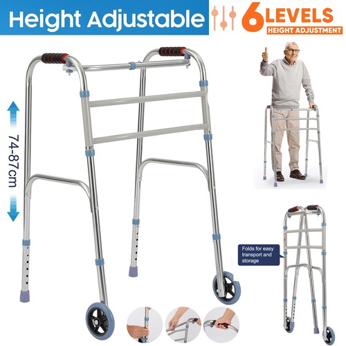 Folding walking frame - folding, |