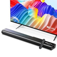 2.2ch Dolby Soundbar for Smart TV, 200W Peak Power, 6 Drivers - 2 SUBWOOFER/ ...