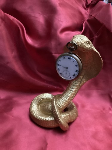 Snake pocket watch stand - snake,
