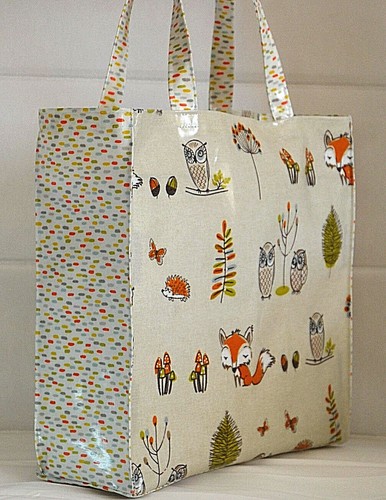 Handmade oilcloth medium - oilcloth,