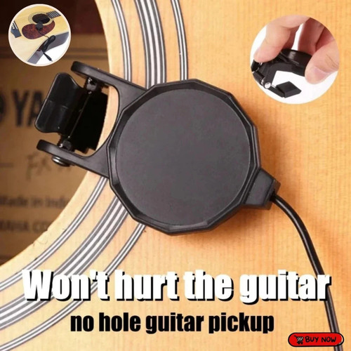 Clip piezo pickup - on, contact