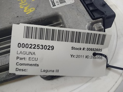 2011 renault laguna - 2011, 8201119647