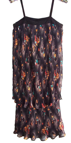 Vintage black strappy flapper - black,