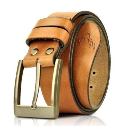Leather mens belt - leather, strap