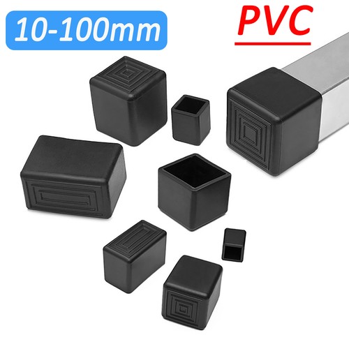 Square plastic end - square, caps