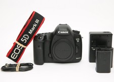 Canon EOS 5D Mark III DSLR Camera (Body Only) 22.3MP Full-Frame, 126160 Shutter