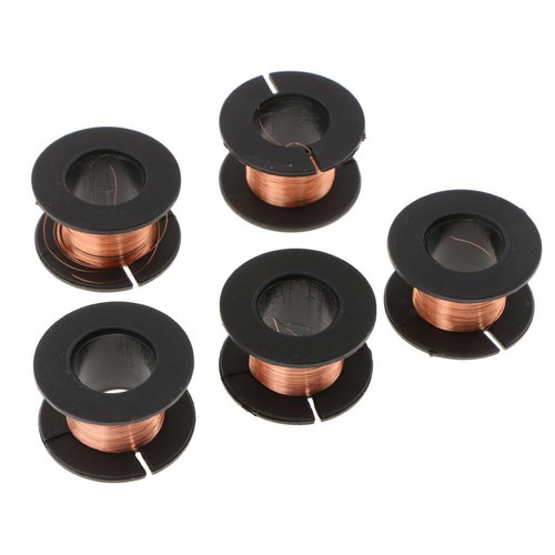 5pcs 15m 1mm magnet wire - 5pcs, 0.1mm