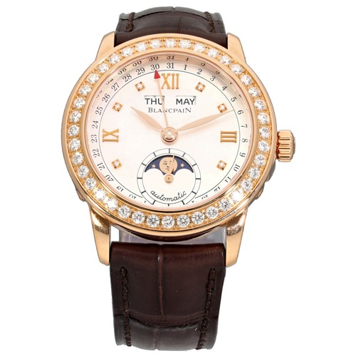 Blancpain leman moonphase 18ct - blancpain,