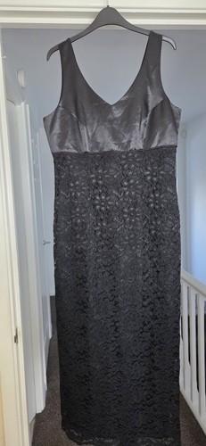Black debut long evening - long, dress