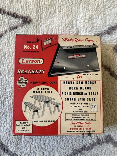 1948 vintage larson saw horse - larson,