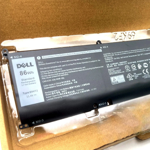 Oem genuine 86wh - 69kf2, battery